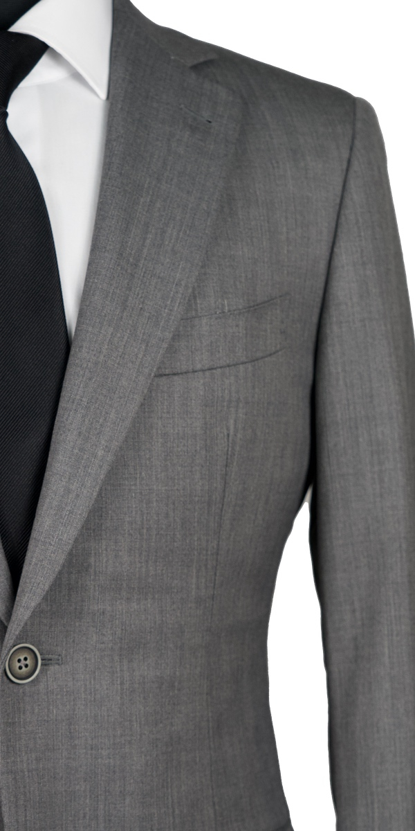 Steel Gray Wool Suit