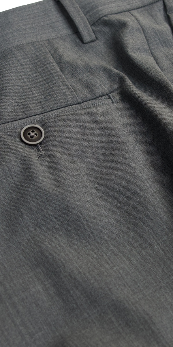 Steel Gray Wool Suit