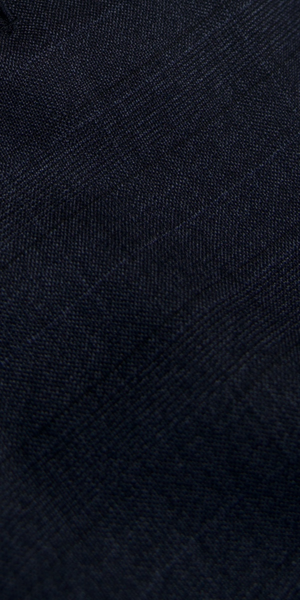 Denim Blue Prince of Wales Wool Suit