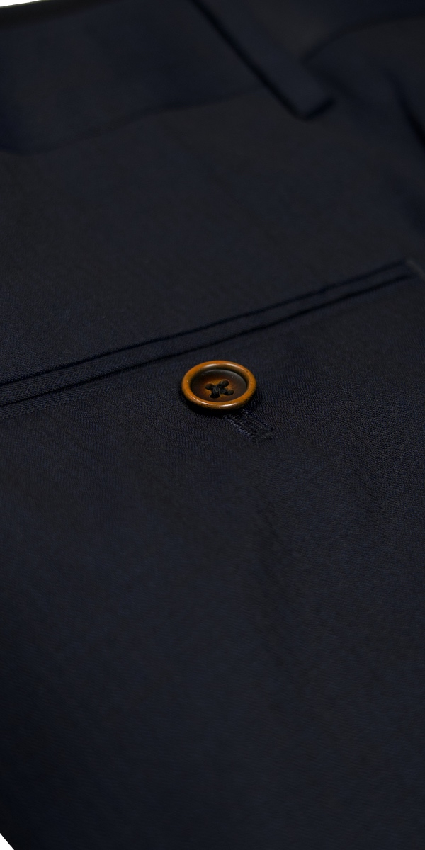 Complet bleu birdseye en laine