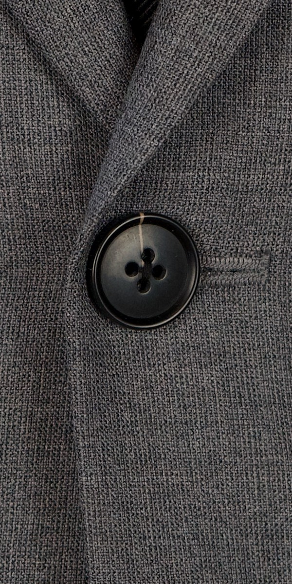 Grey Stretch Wool Suit