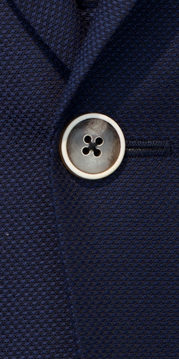 Blue Birdseye Wool Suit