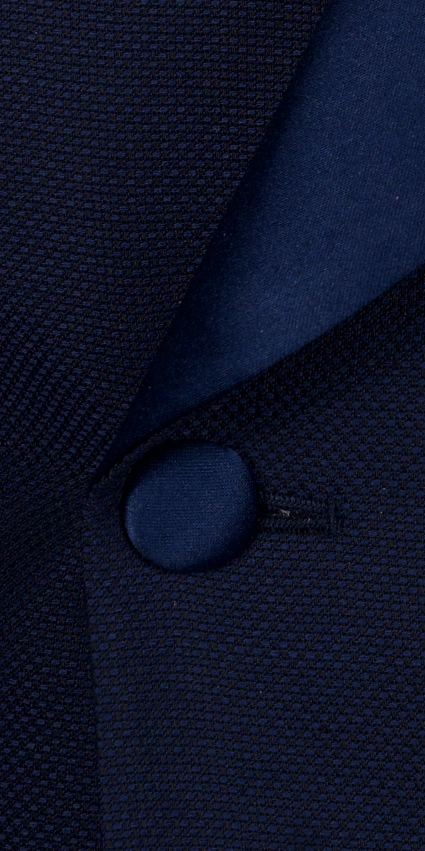 Complet bleu birdseye en laine