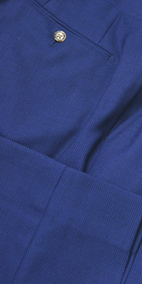 Egyptian Blue Birdseye Wool Suit
