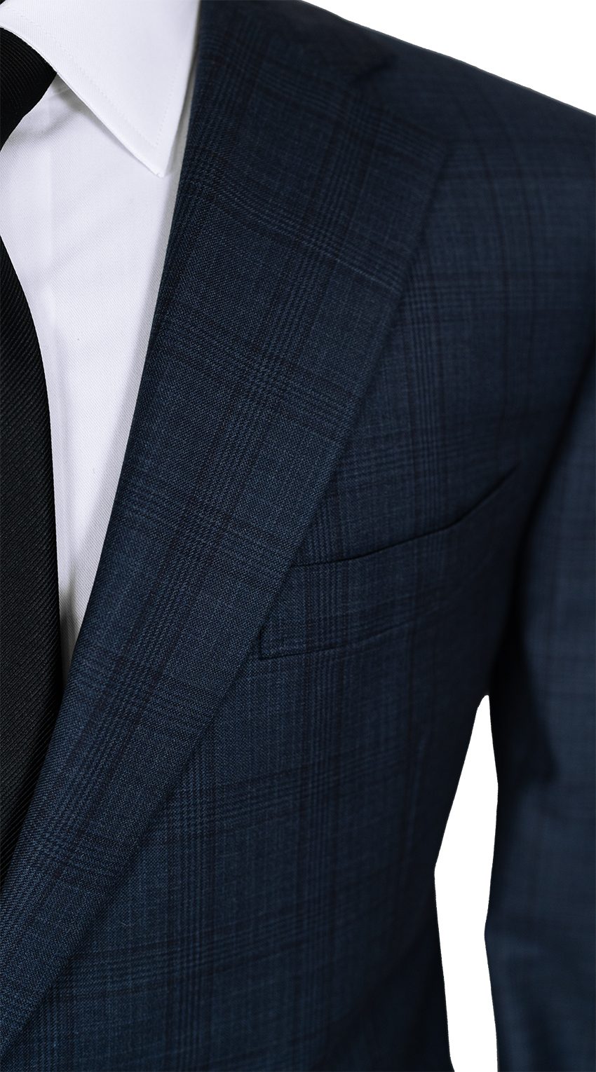 Indigo Blue Glen Check Suit 