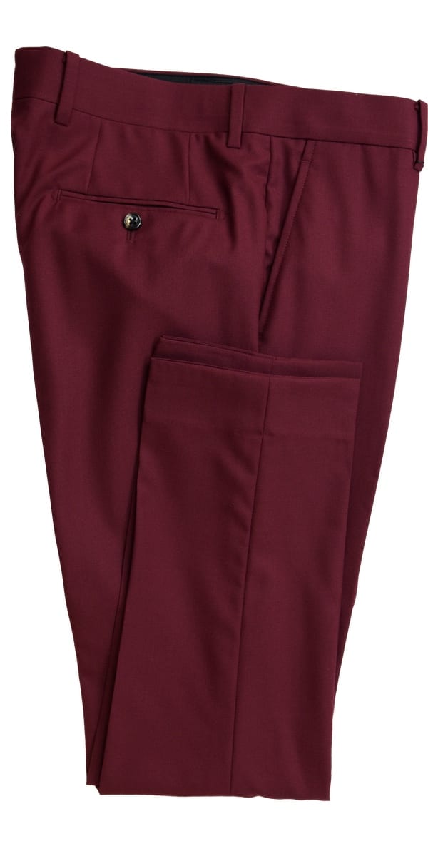 Cherry Red Wool Suit