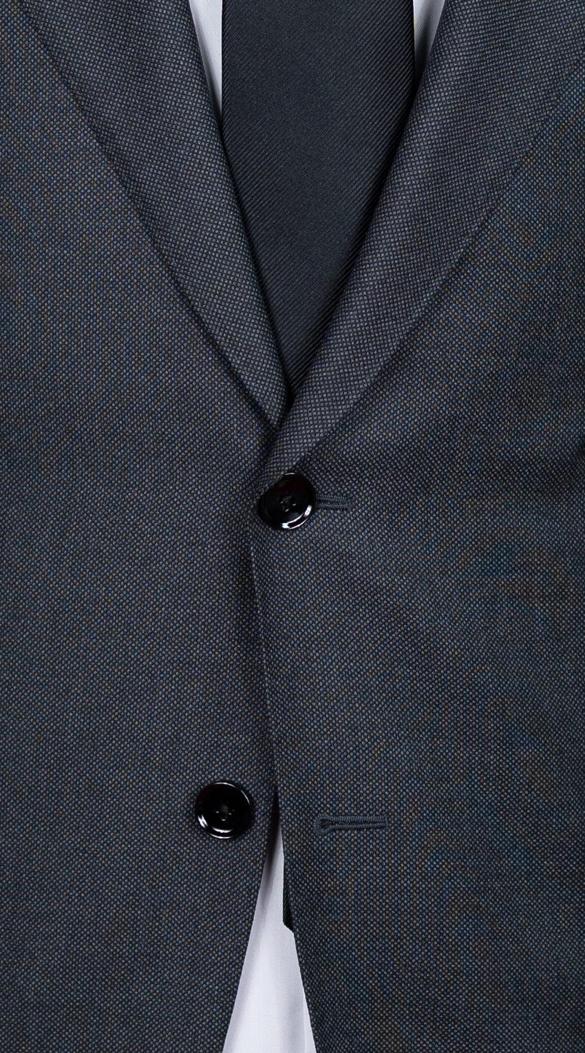 Solid Blue Birdseye Suit