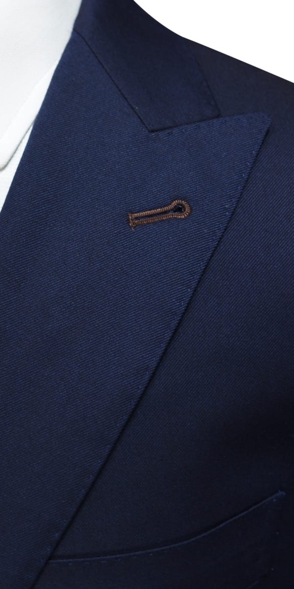 Complet Laine Bleu Foncé Classique