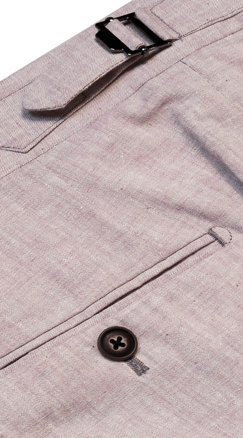 Blush Linen Blend Suit