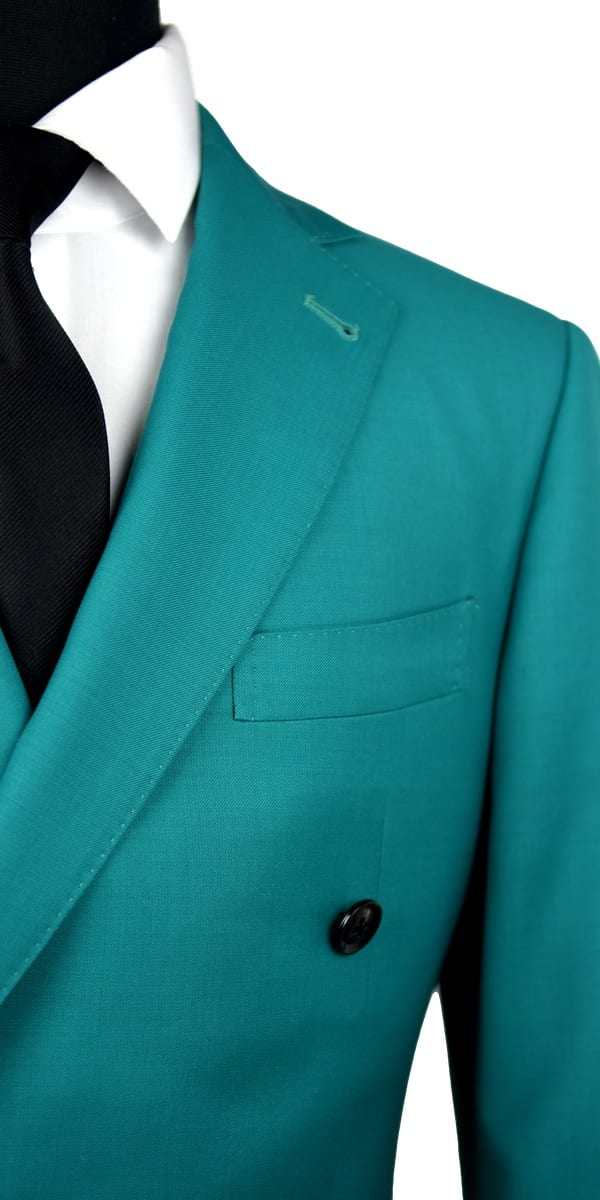 Aquamarine Wool Suit
