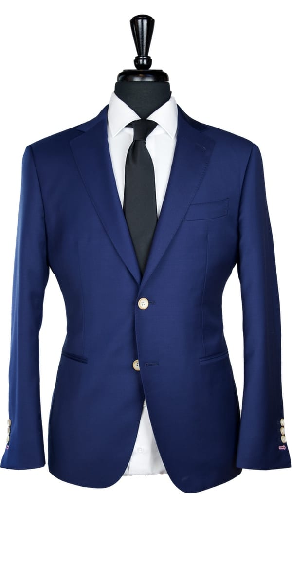 Complet bleu birdseye en laine