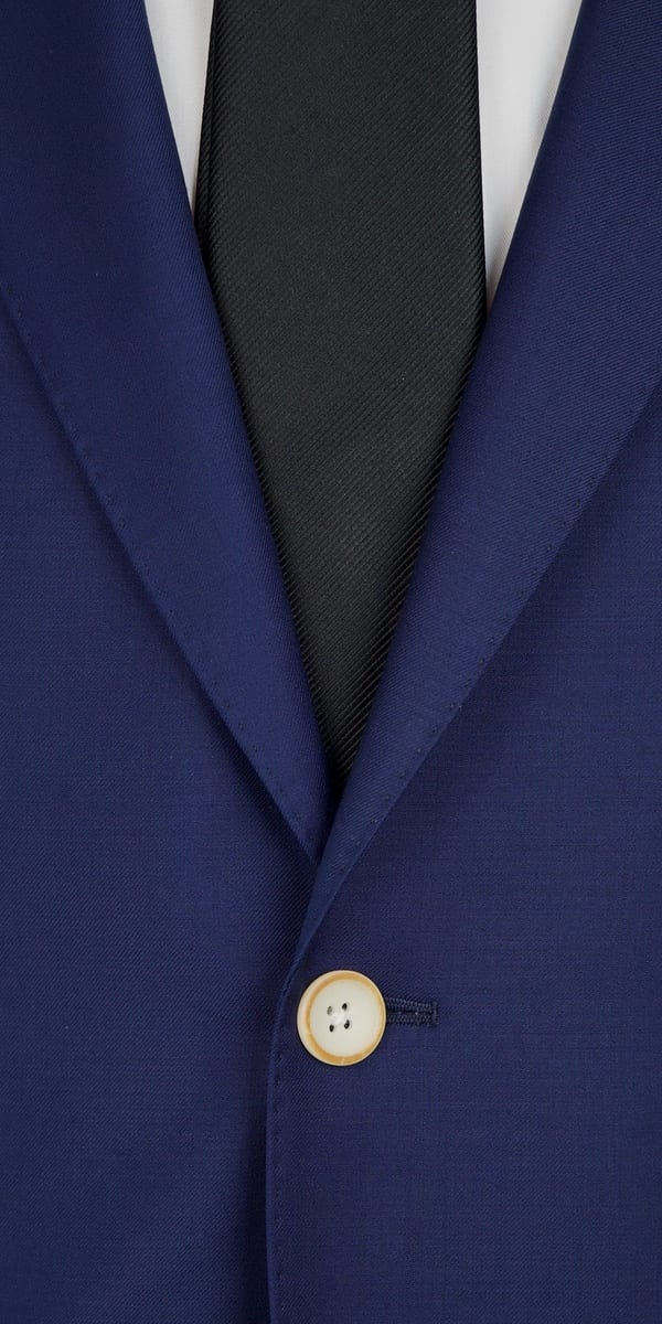 Complet bleu birdseye en laine