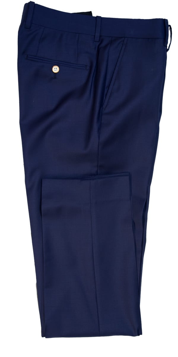 Complet bleu birdseye en laine