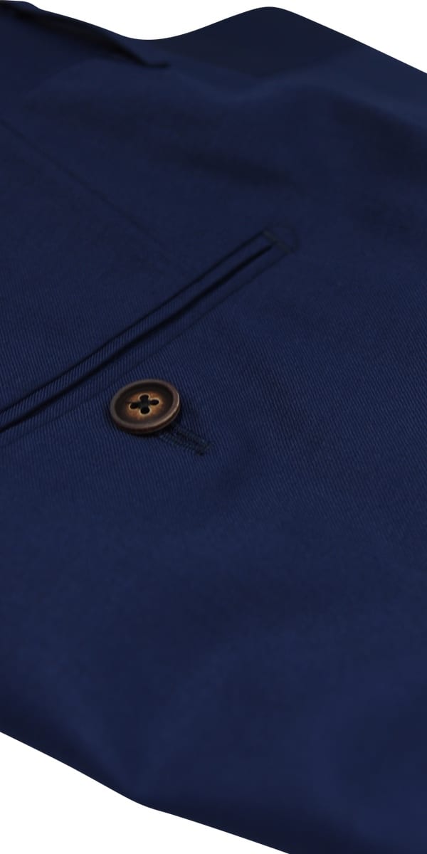 Navy Blue Wool Suit