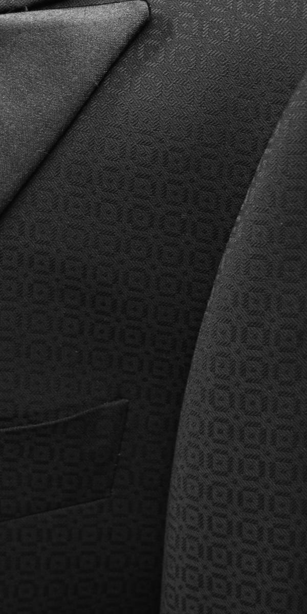 Tuxedo Laine Texturee Noire