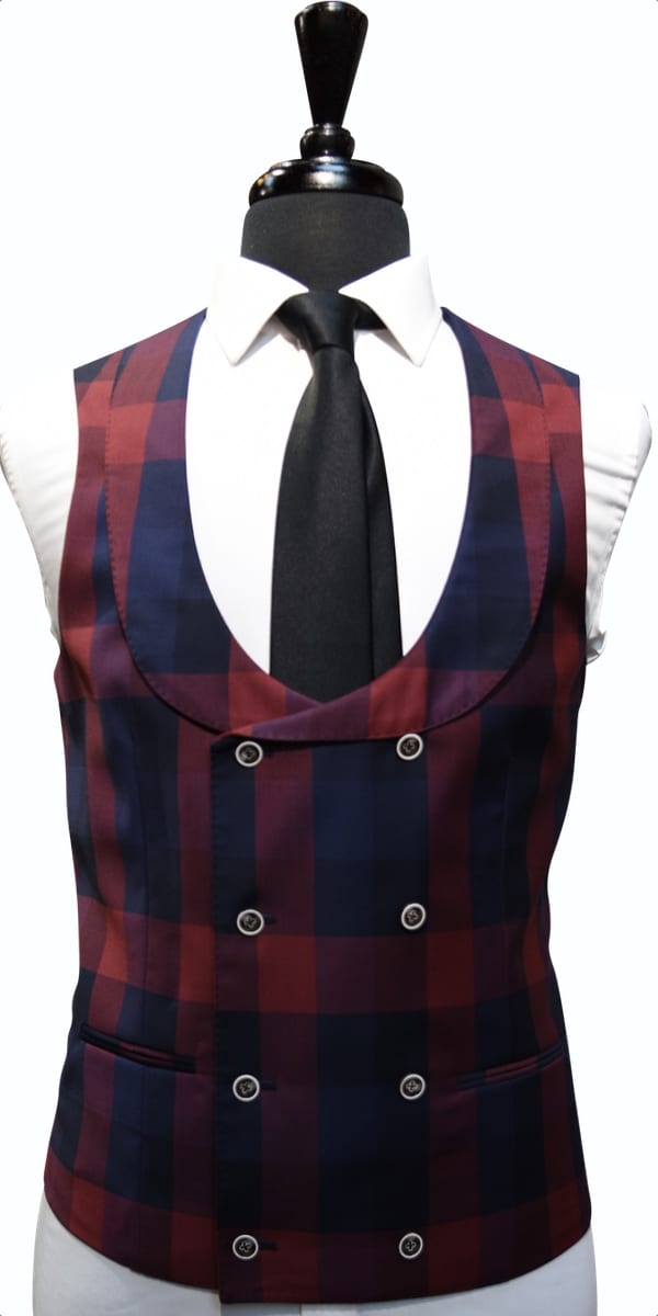 Checker Wool Suit