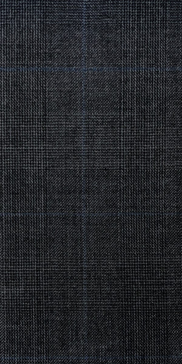 Complet Laine Prince de Galles Gris Foncé