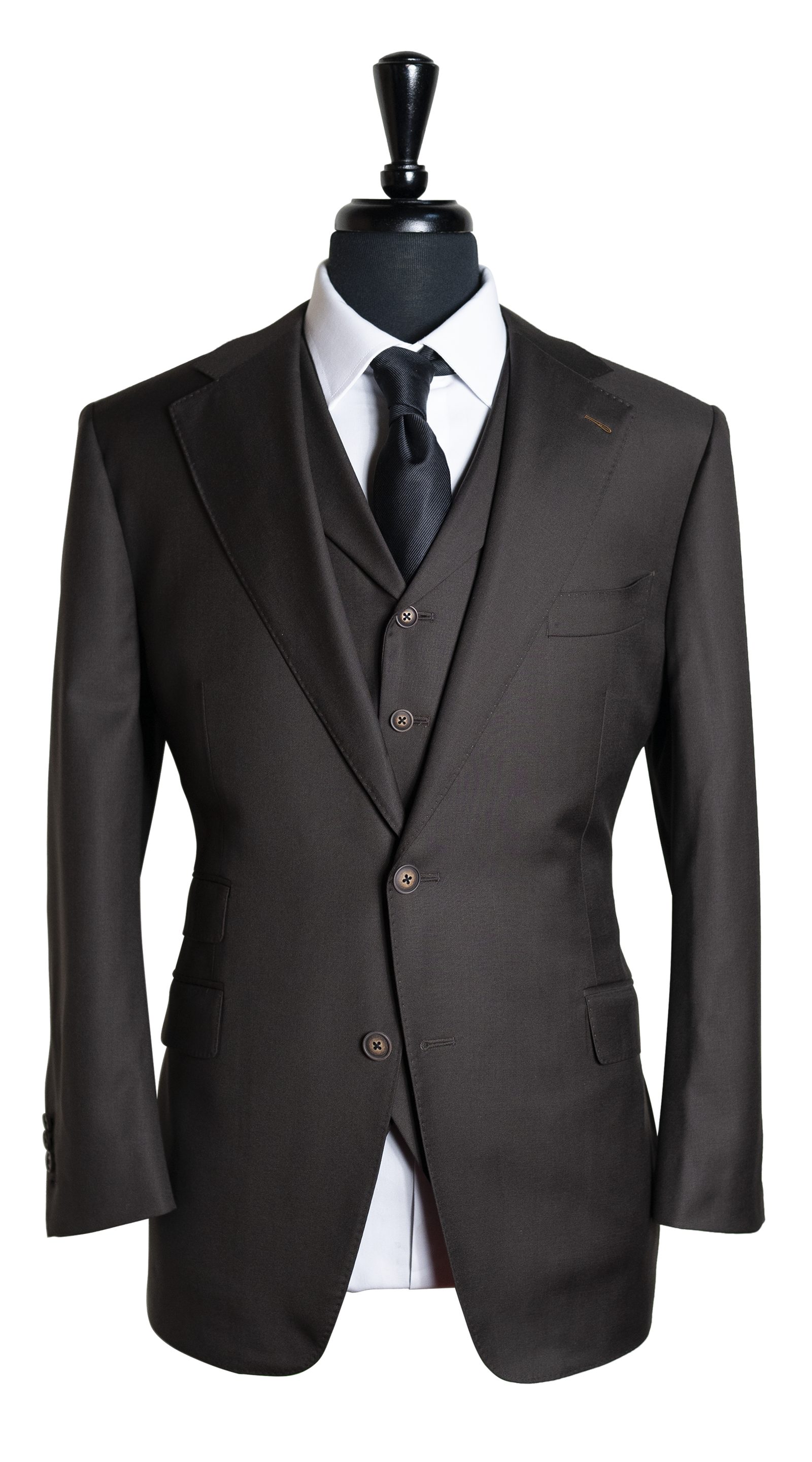 Chocolate Brown Wool Suit