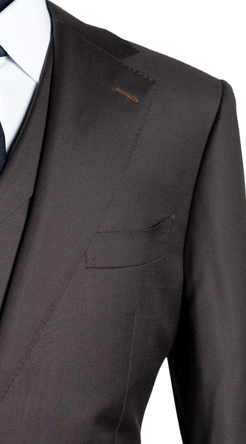 Chocolate Brown Wool Suit