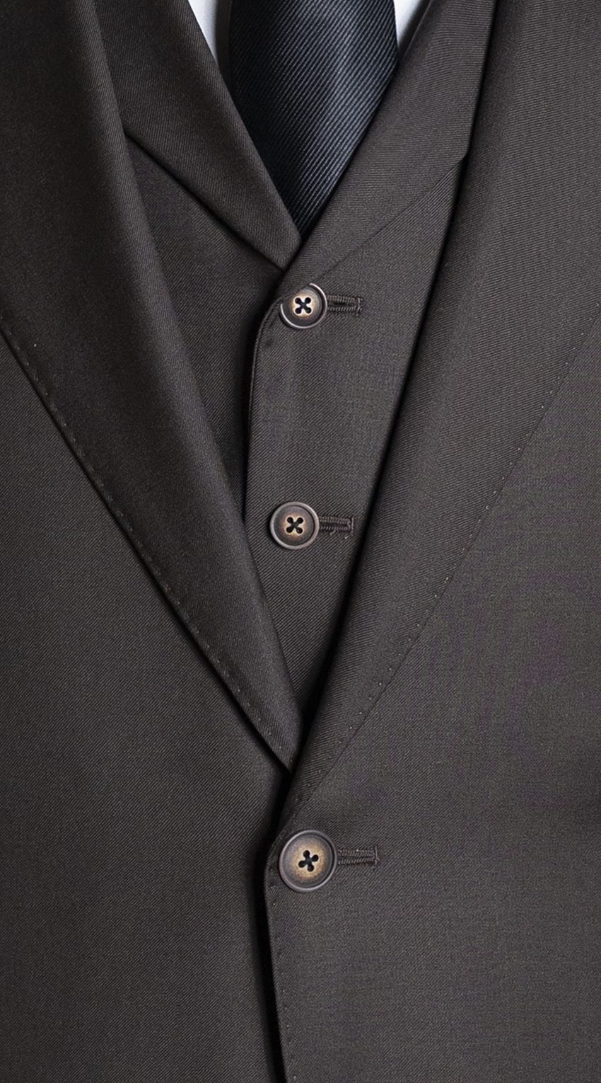 Chocolate Brown Wool Suit