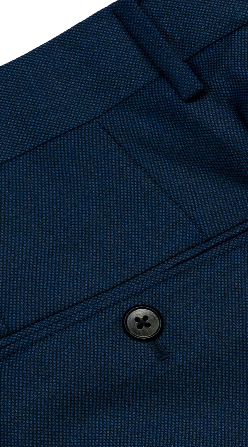Royal Blue Birdseye Wool Suit
