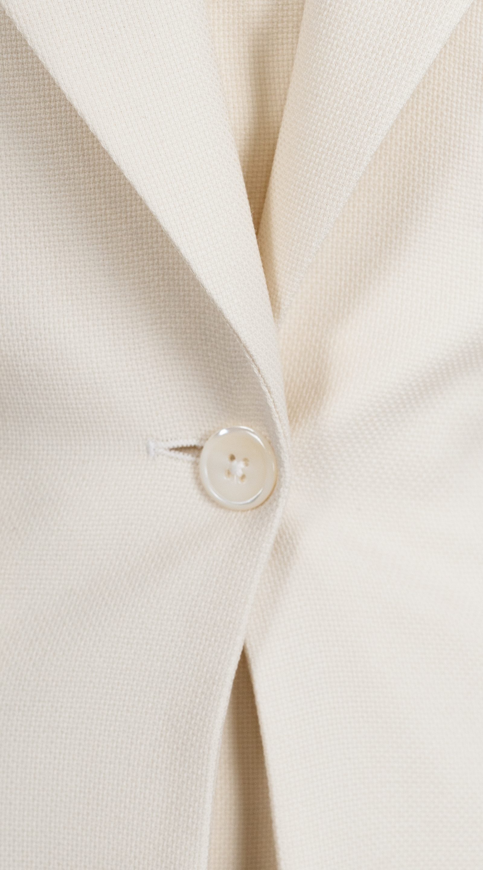 Ivory Cream Hopsack Suit