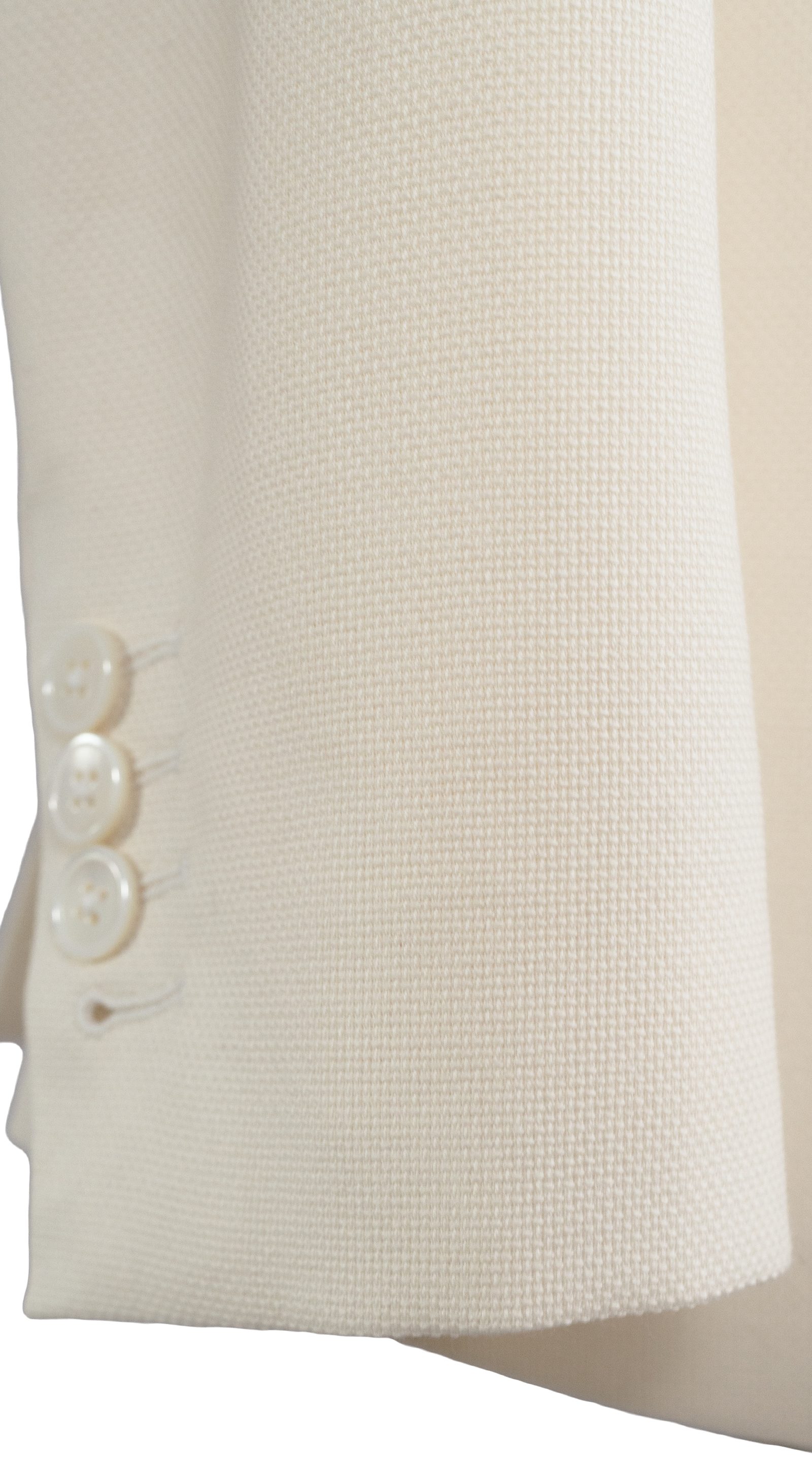 Ivory Cream Hopsack Suit