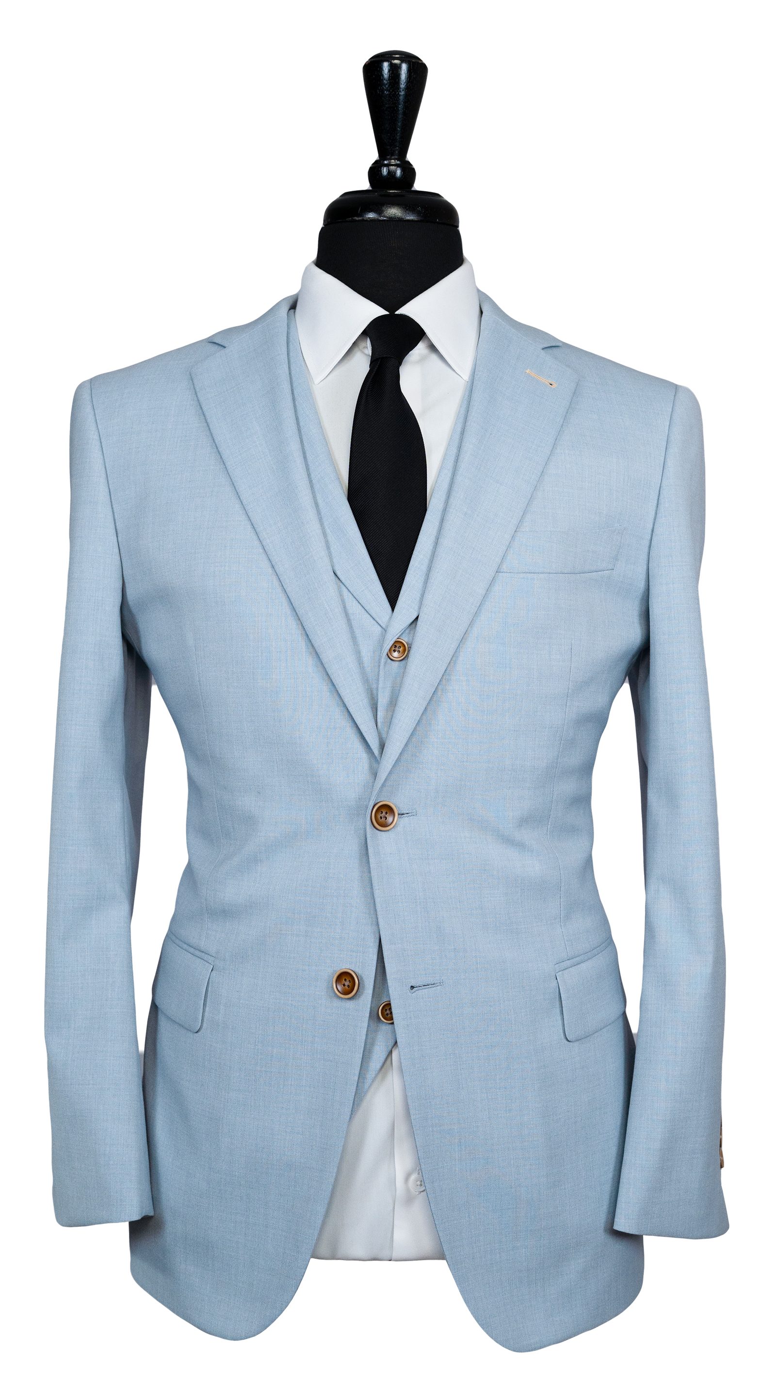 Baby Blue Three-Piece Suit