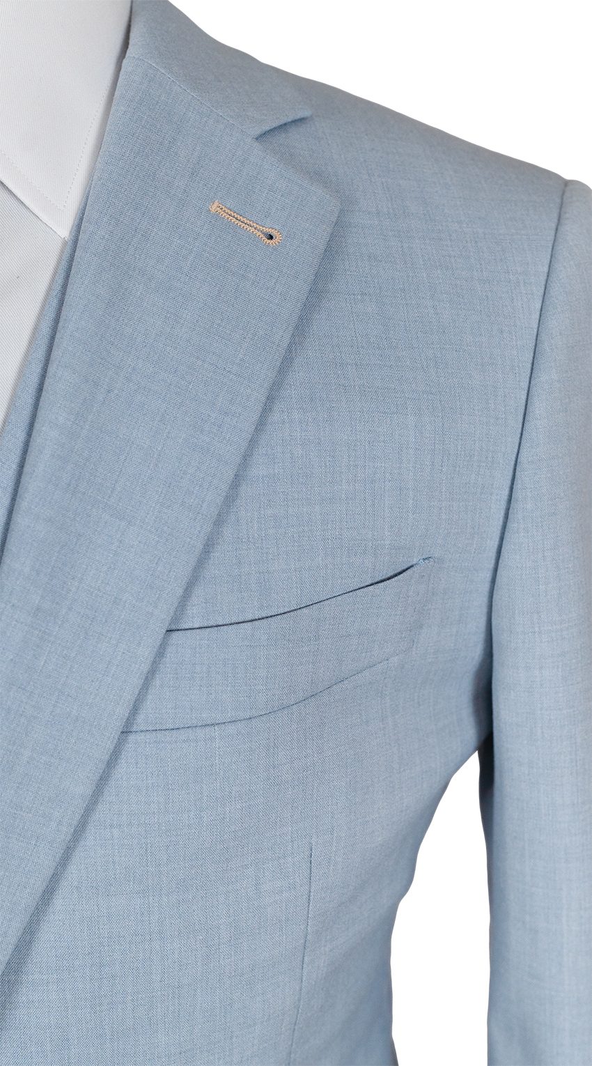 Baby Blue Three-Piece Suit