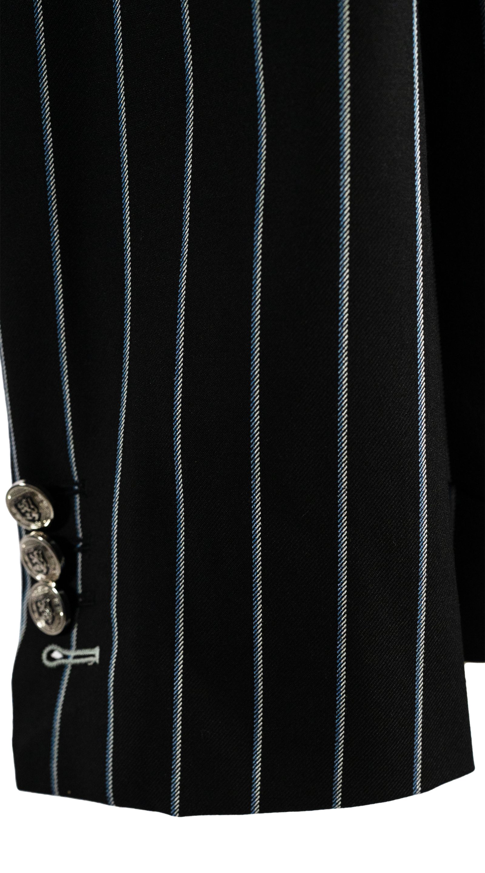 Complet Croisé Rayures Noires