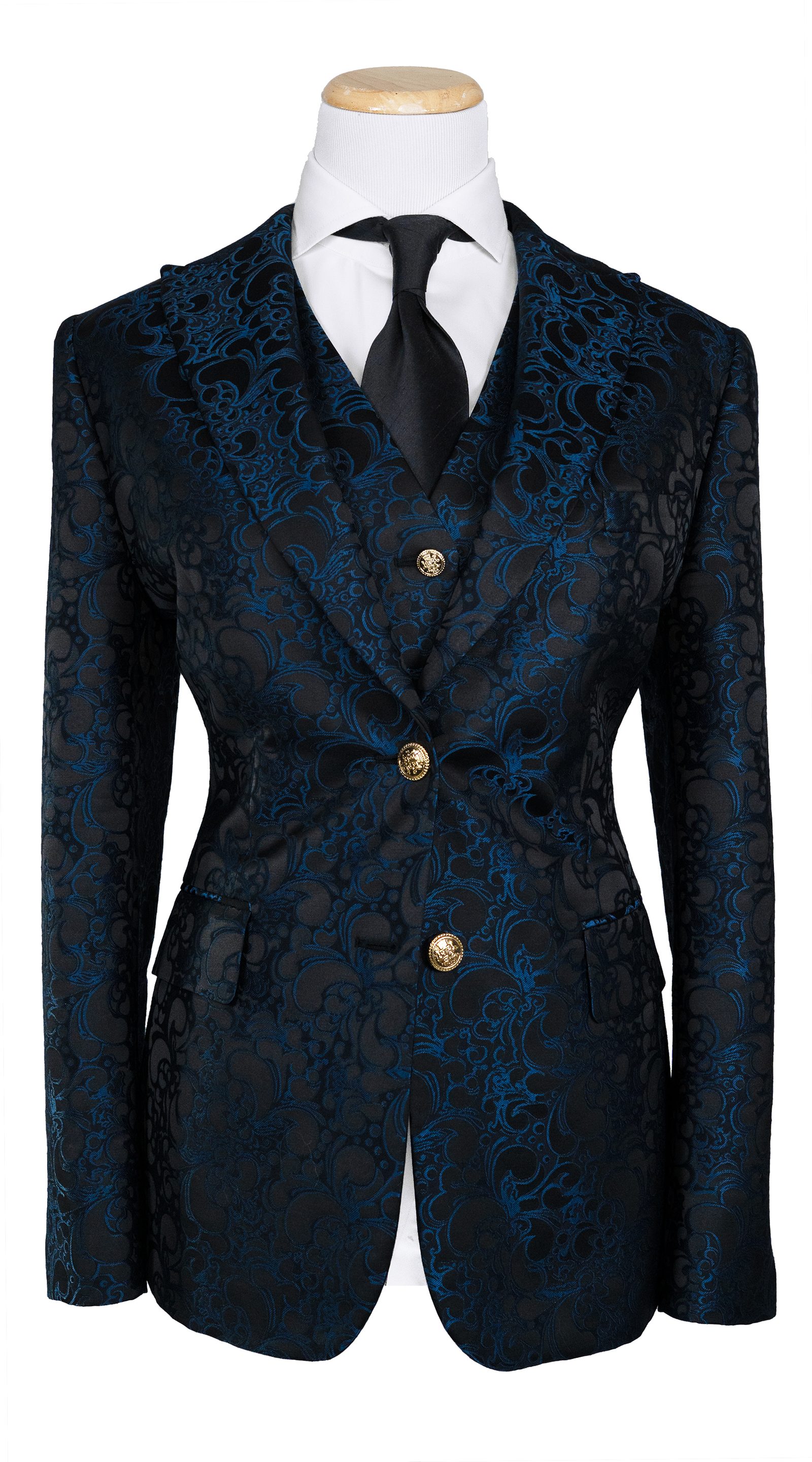 Complet Baroque Noir Saphir