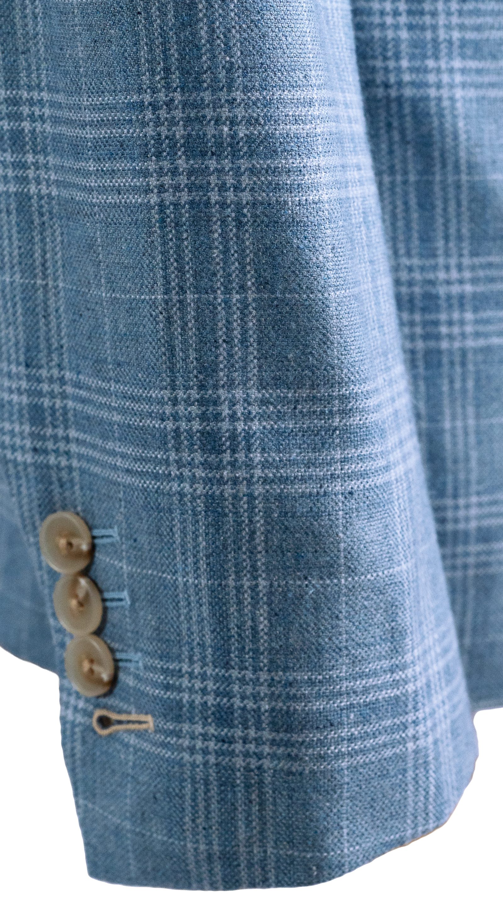 Blue Glen Plaid Wool Suit