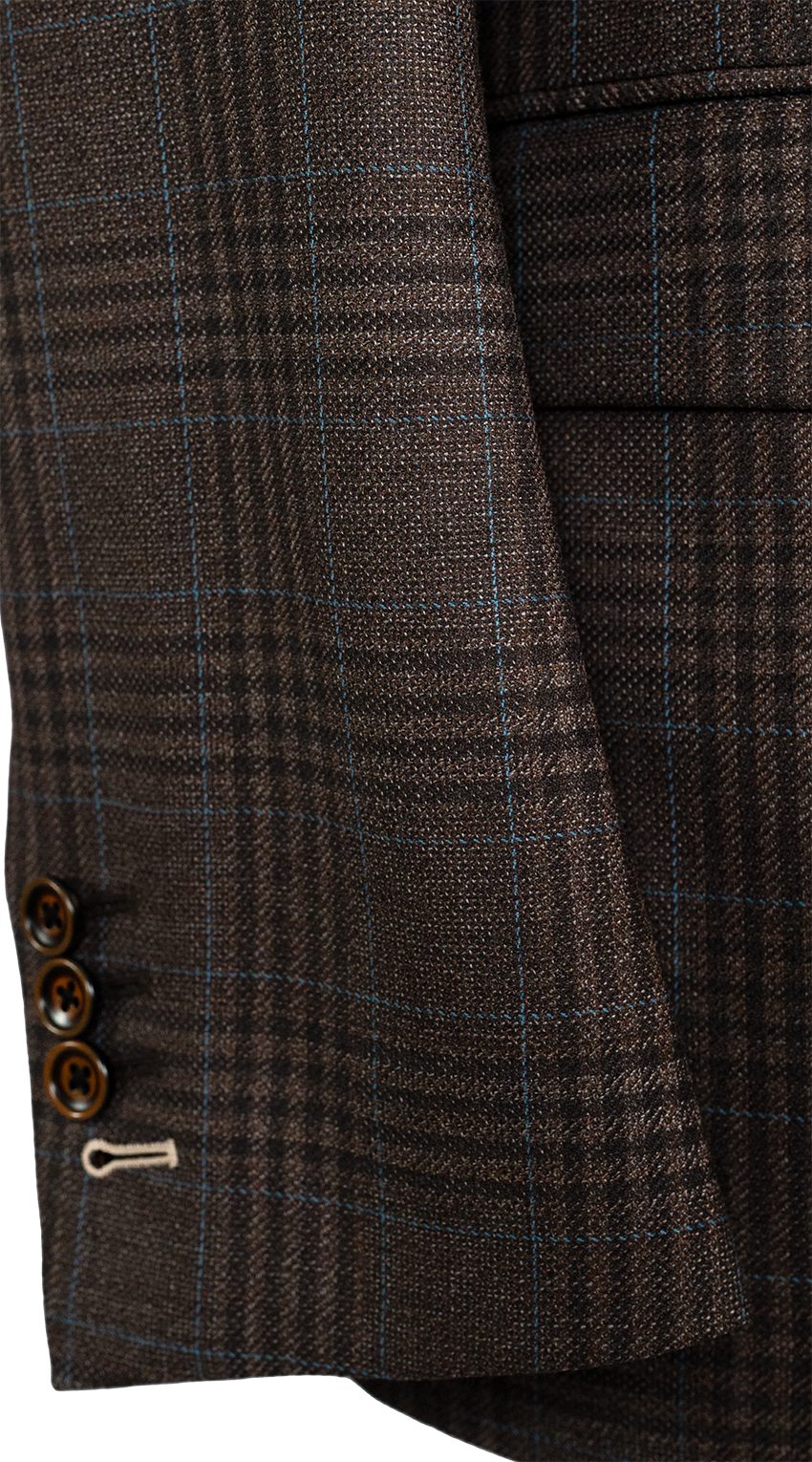 Complet Trois Pièces Glen Plaid Brun