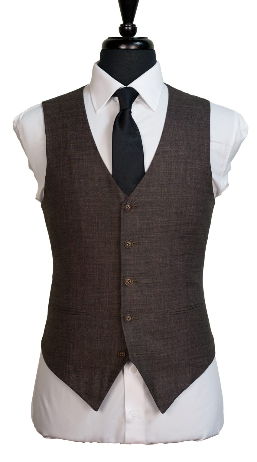 Complet Laine Marron Texture Terre