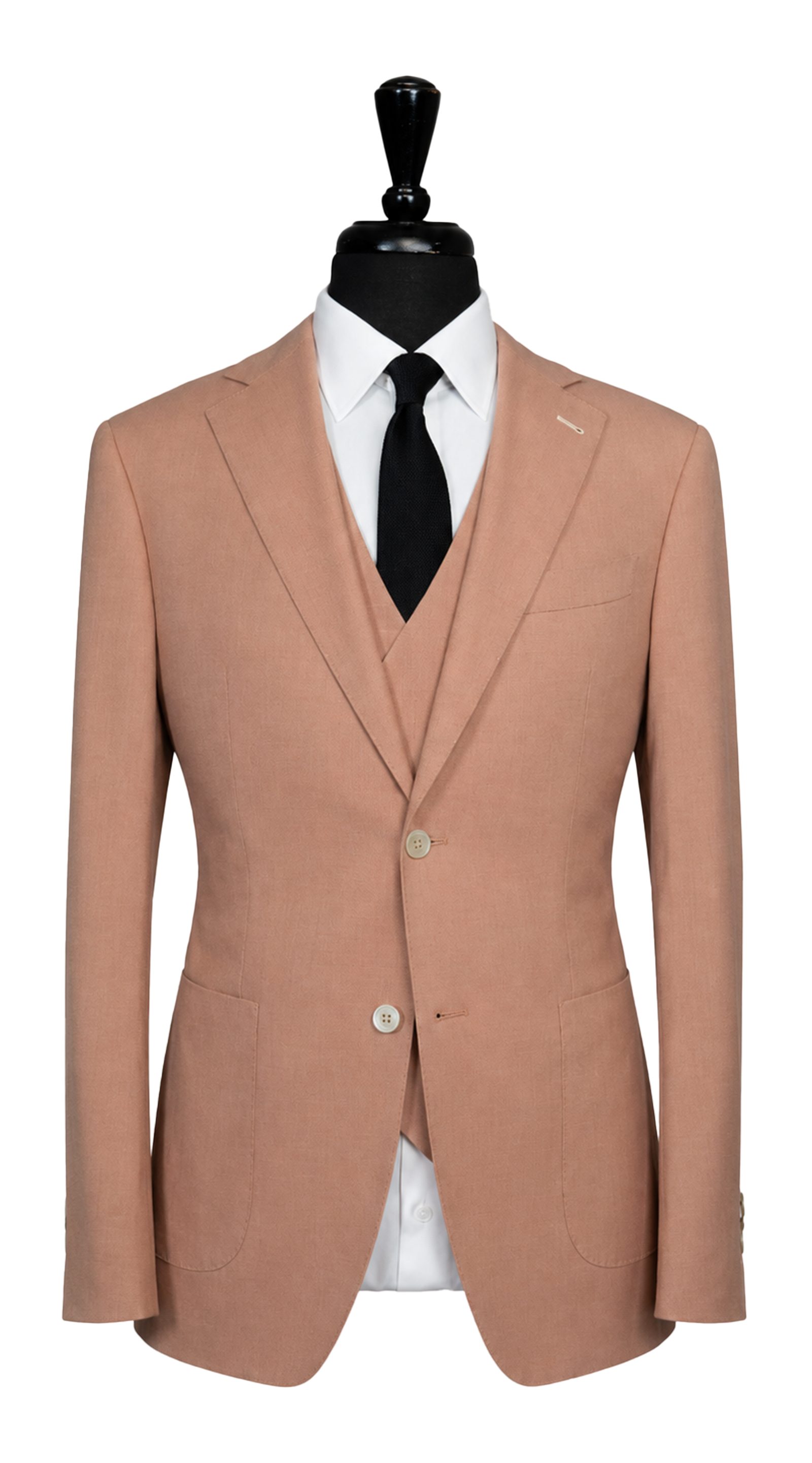 Camel Wool Three-Piece Suit
