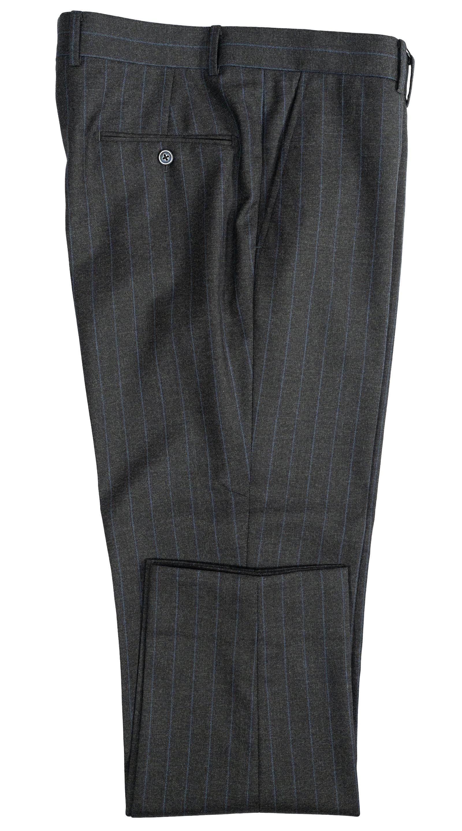 Complet Rayures Bleu Charbon