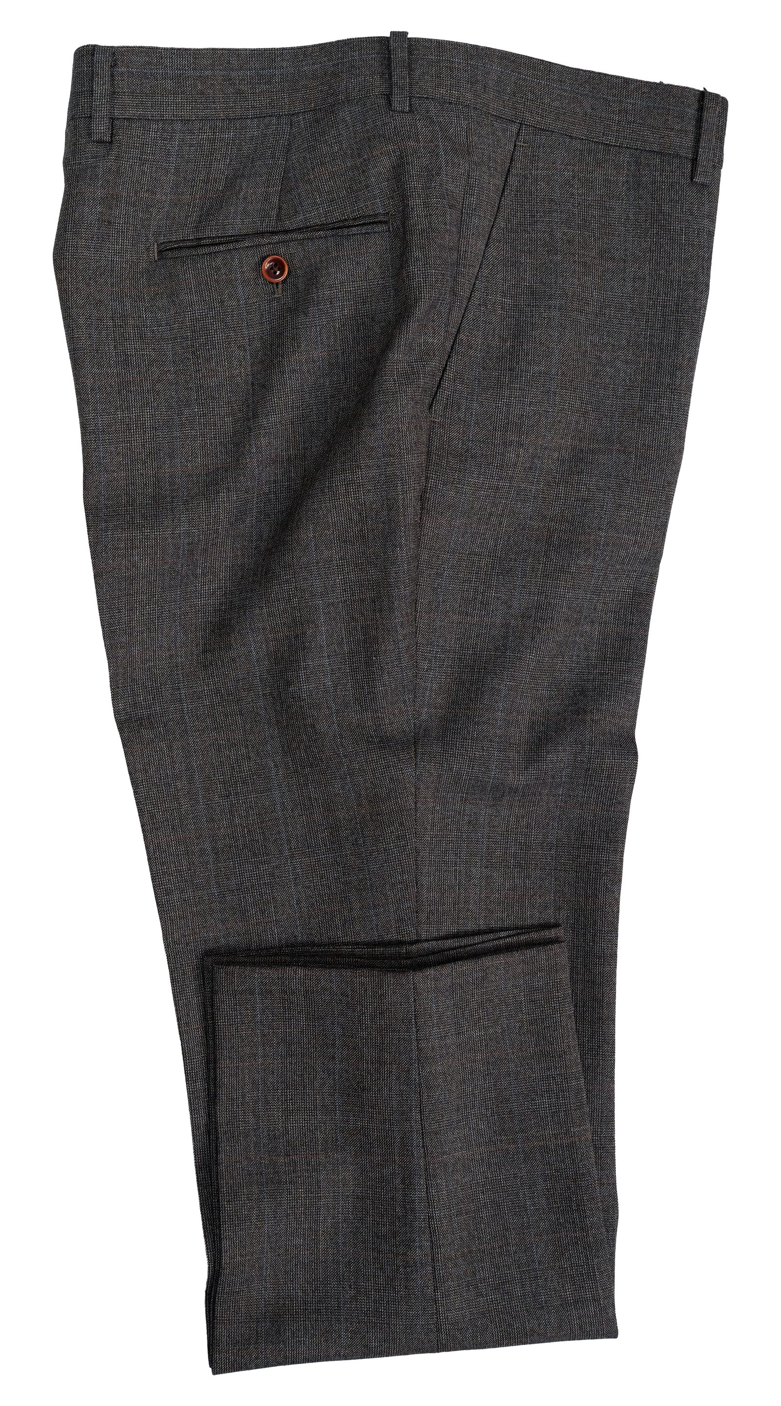 Charcoal Brown Glen Plaid Suit