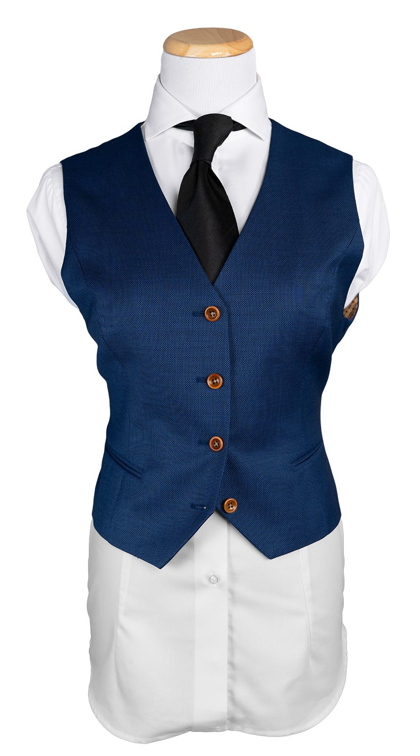 Cobalt Blue Birdseye Wool Suit