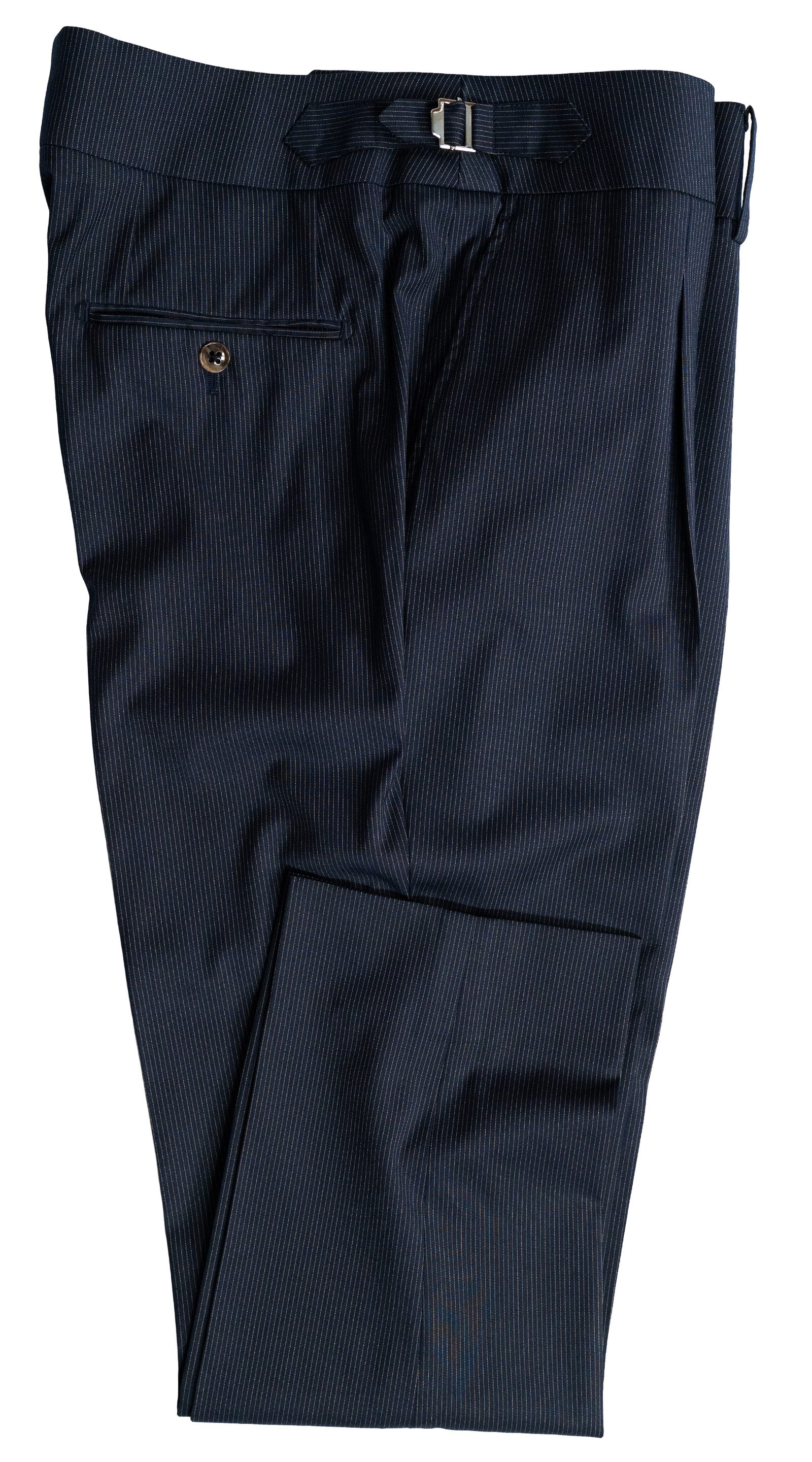 Dark Navy Pinstripe Suit