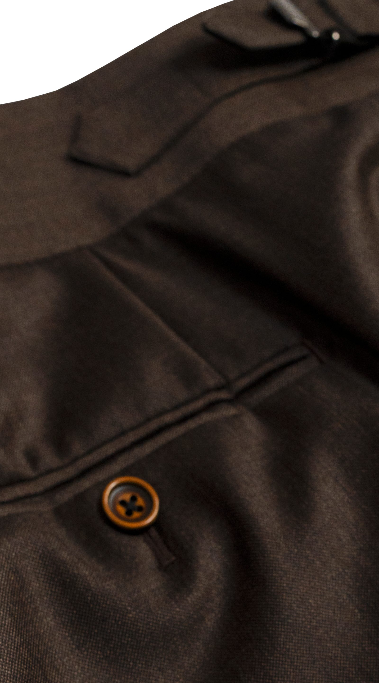 Dark Walnut Brown Wool Suit