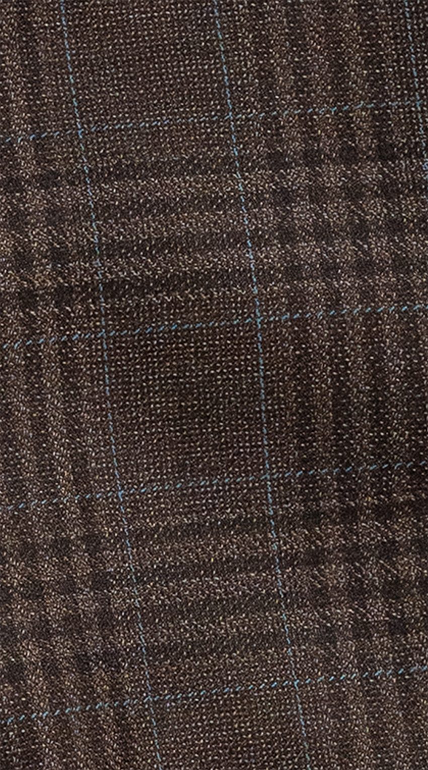 Costume Croisé Carreaux Glen Espresso