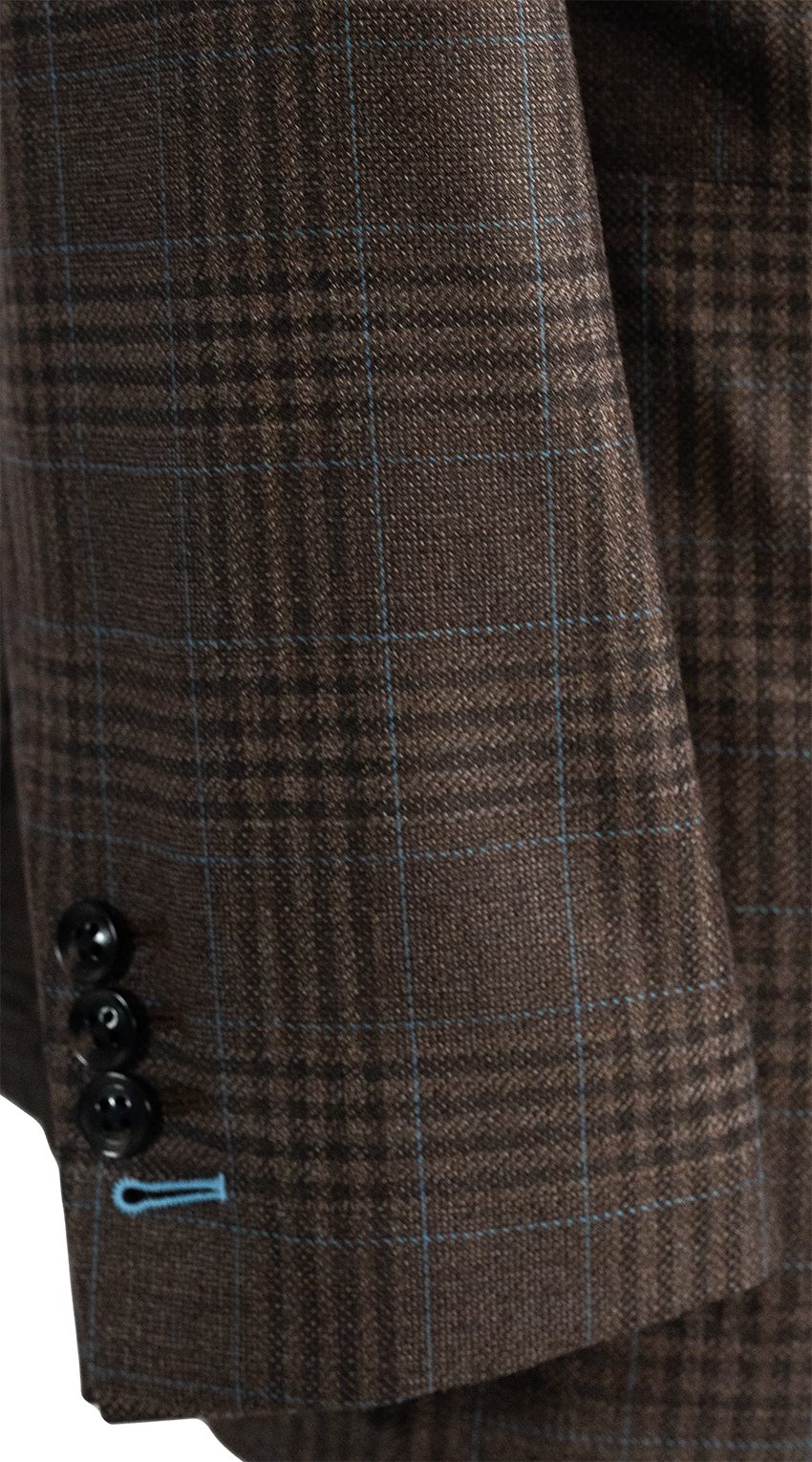 Costume Croisé Carreaux Glen Espresso