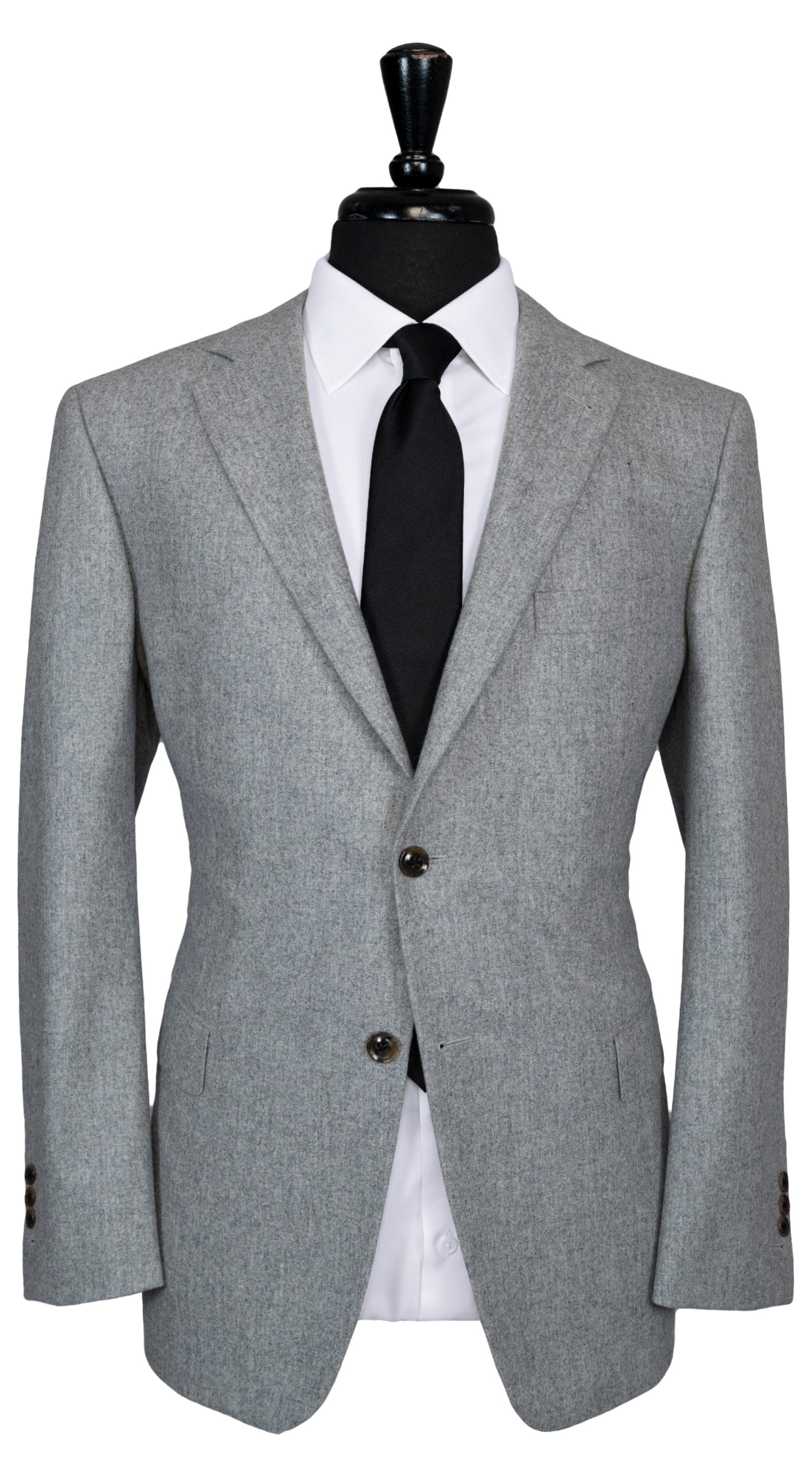 Complet Flanelle Laine Gris Clair