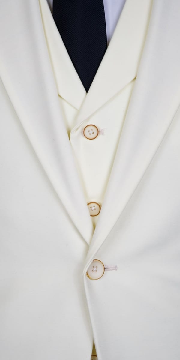 Pearl White Suit