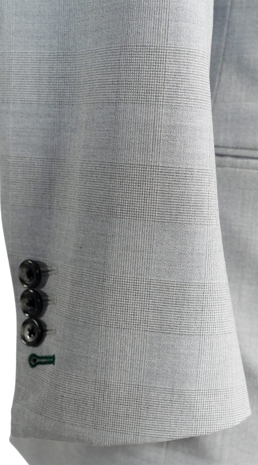 Grey Glen Plaid Double-Breasted Suit
