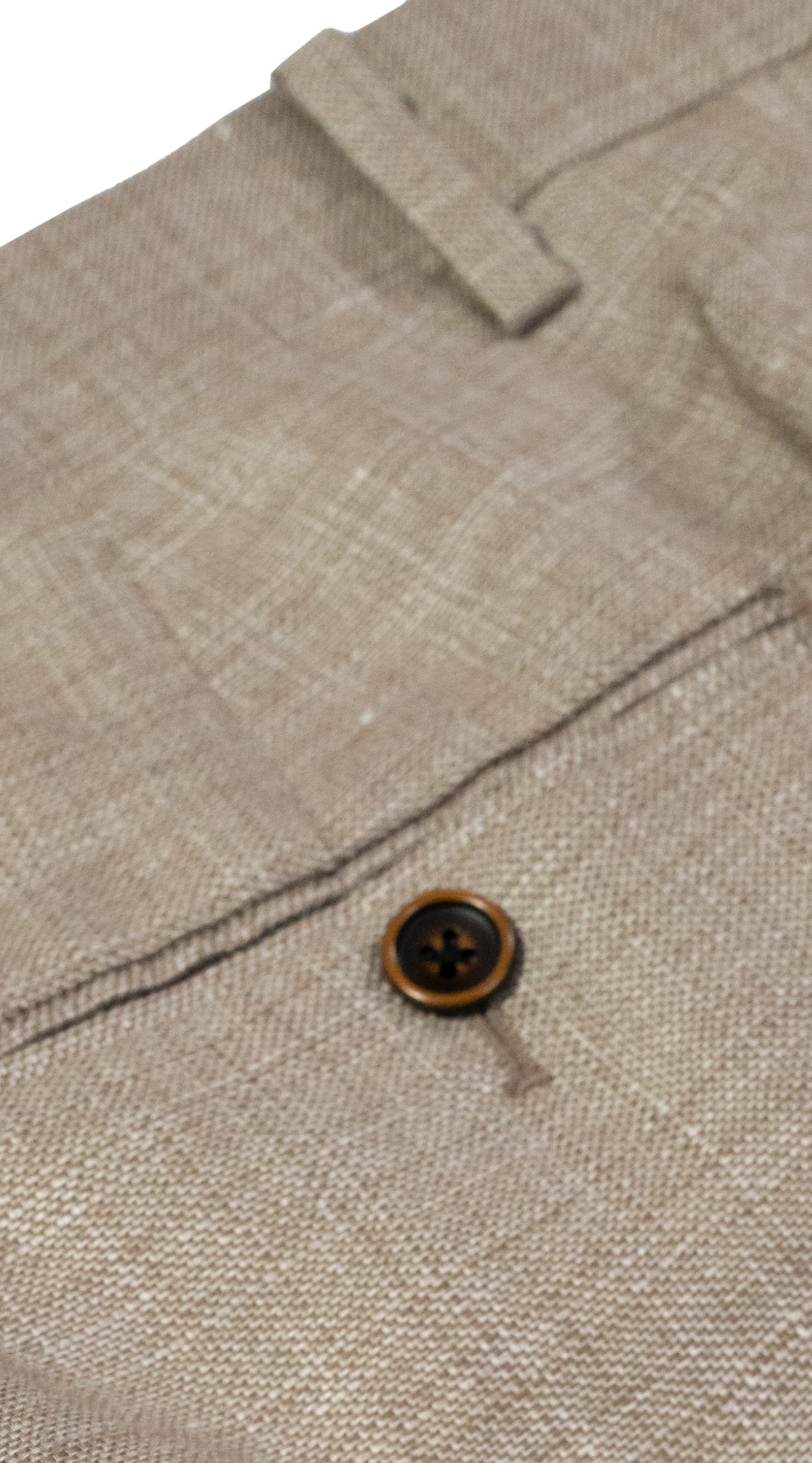 Sand Beige Crosshatch Suit