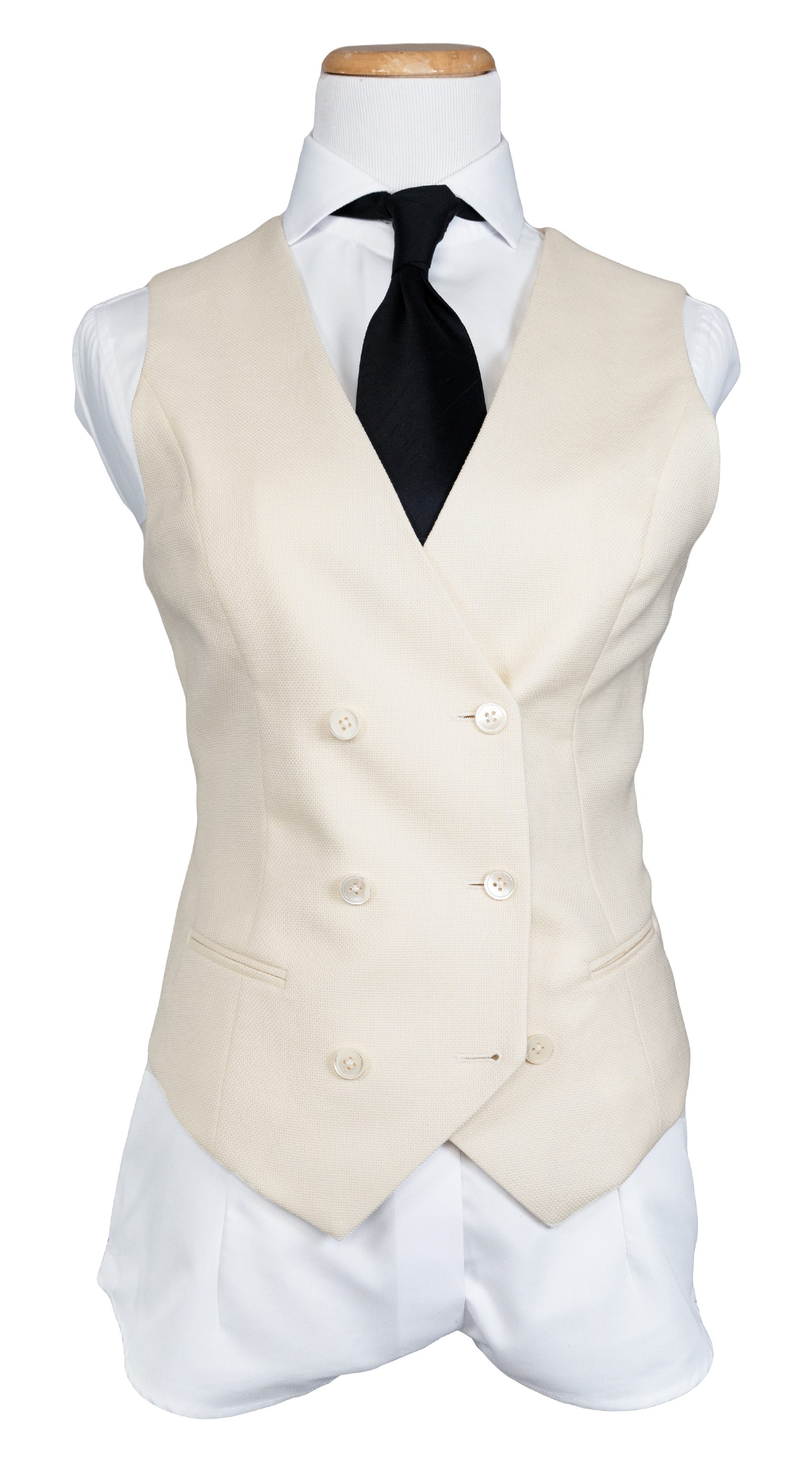 Ivory Cream Hopsack Suit