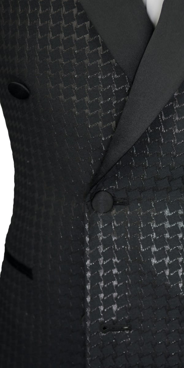 Tuxedo Jacquard Noir Classique