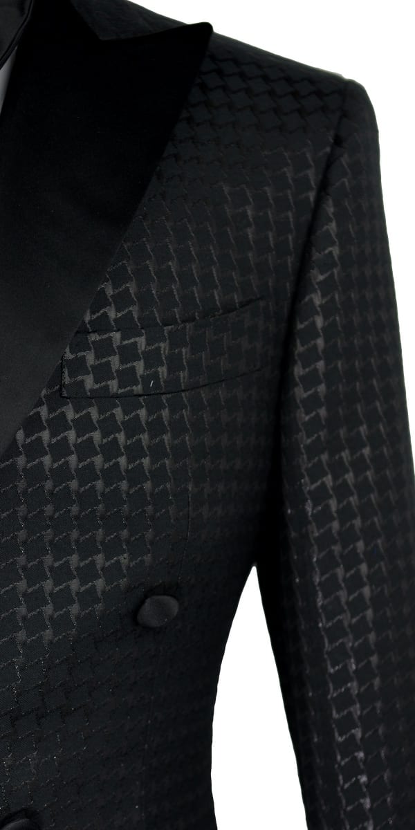 Tuxedo Jacquard Noir Classique