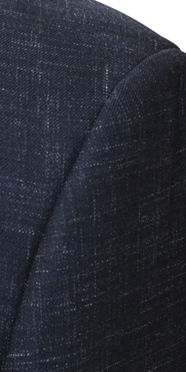 Textured Charcoal Wool Suit